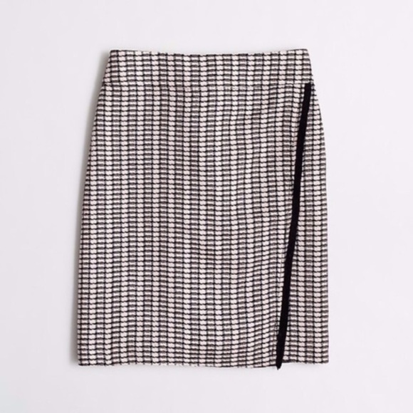 J.CREW FAUX WRAP TWEED SKIRT - Picture 11 of 11